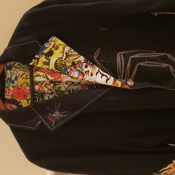 Inkslingers Blue Moe Goth Tattoo Blazer/Jacket With Tags sz 4xl - Picture 15 of 16